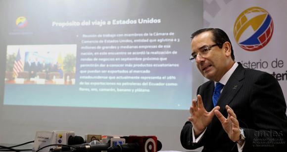 Ecuador trabaja para acelerar el proceso para el acuerdo comercial con la Unión&nbsp;Europea