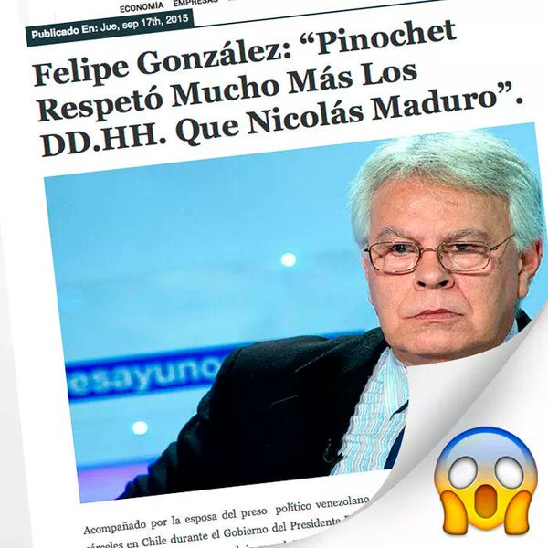 Hasta las narices de Felipe González y sus lecciones&nbsp;éticas.