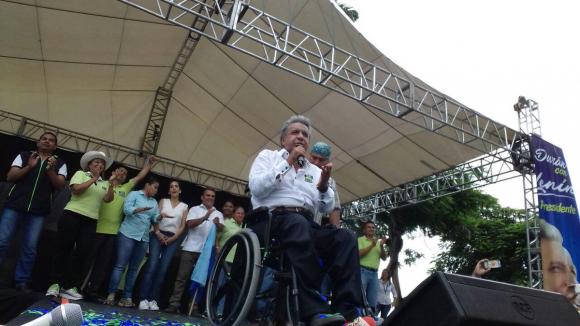 Lenín Moreno: «El caos es la respuesta de los que se sienten derrotados»(y la que les recomienda la&nbsp;CIA)