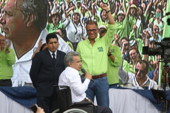 Ecuador: «Lenin Moreno rechaza declaraciones de Carlos Pareja en contra de su binomio, Jorge&nbsp;Glas»