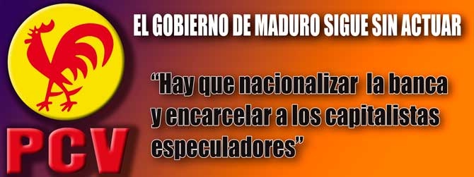 El Partido Comunista de Venezuela denuncia, «ESTAMOS EN UNA SITUACIÓN QUE NO LA AGUANTA&nbsp;NADIE»