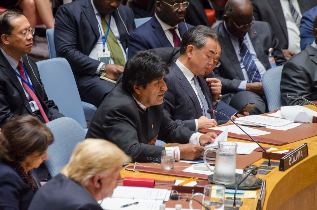 EVO dice que «la verdad y la razón» le permitieron increpar a Trump en la&nbsp;ONU