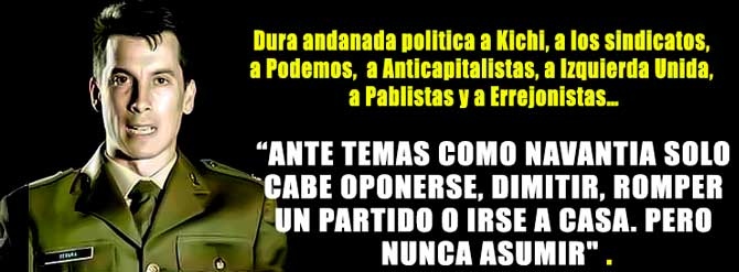 EL EX TENIENTE GONZALO SEGURA PONE FIRME A LA «IZQUIERDA» INSTITUCIONAL&nbsp;ESPAÑOLA